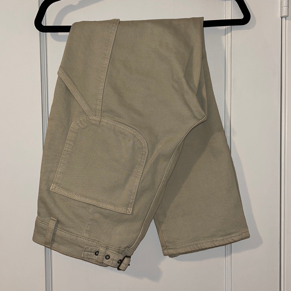 Old navy size 6 cargo/ painter pants beige